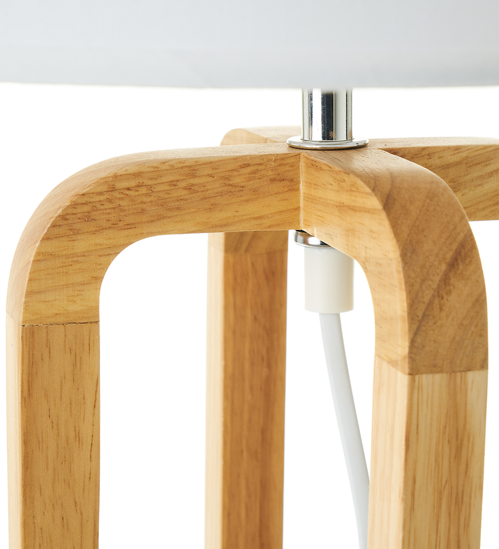 Wooden table lamp 