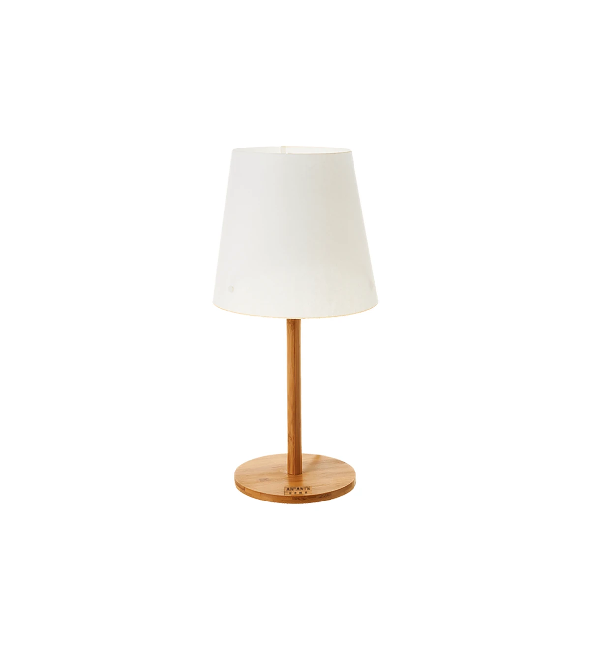 Bamboo table lamp.