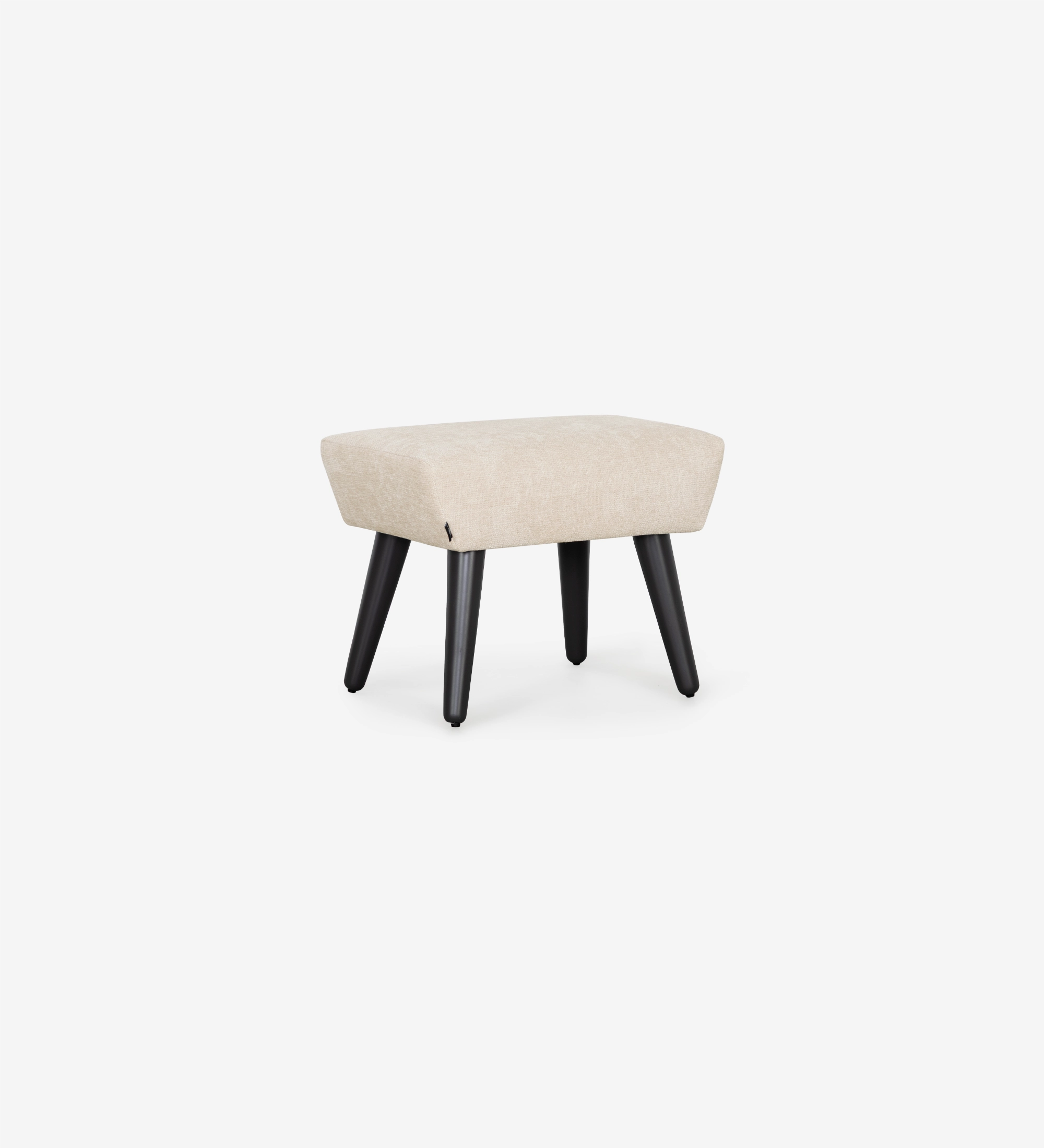 Vista traseira do Pousa Pés Oslo em tribu ivory, estilo sofisticado e acolhedor