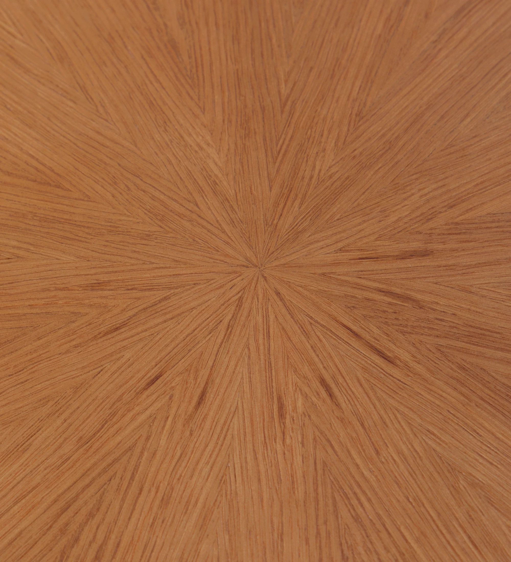 Tokyo round side table, honey oak top, gold lacquered metal foot, Ø 48,5 cm.