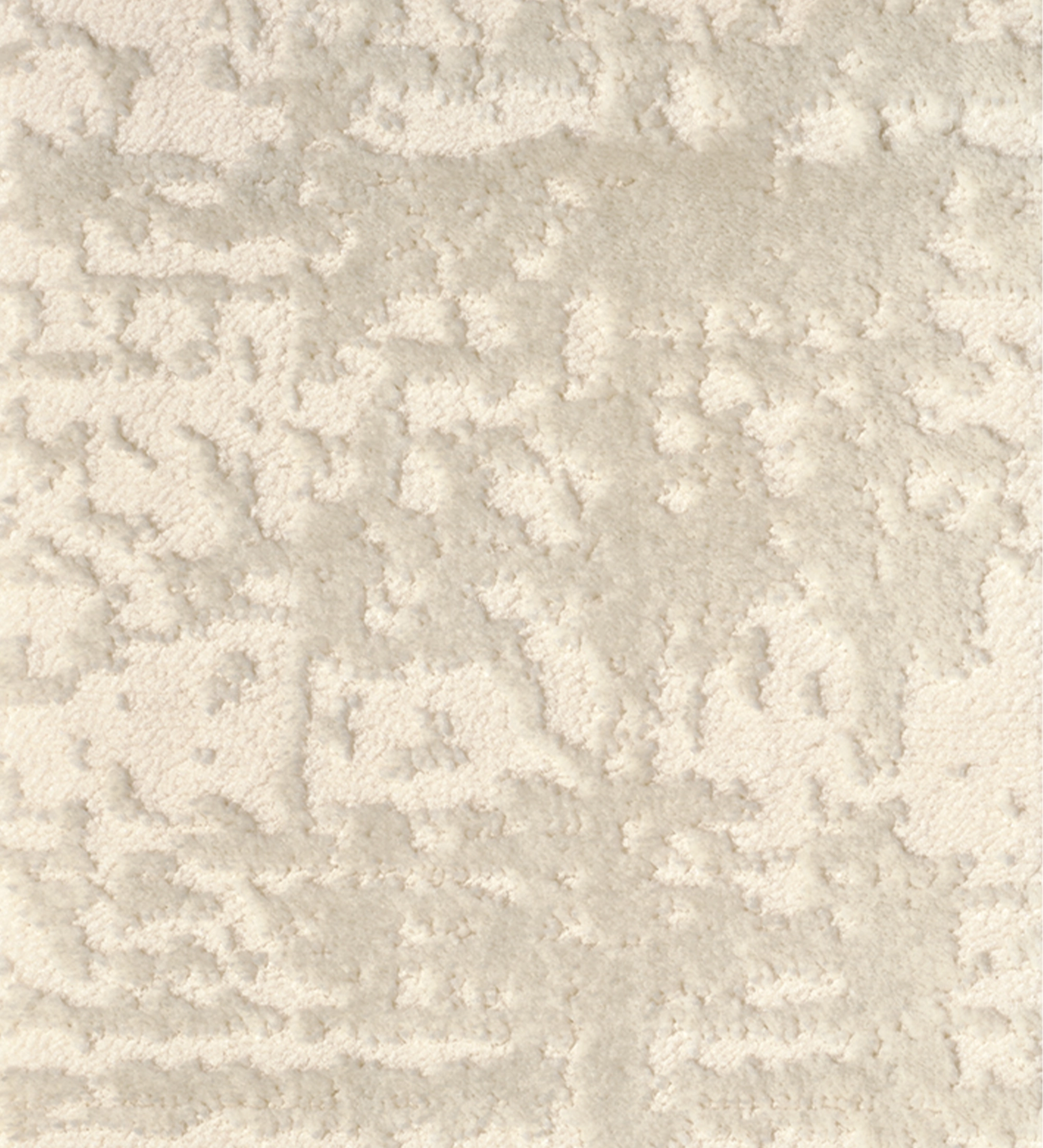 Tapete ARTISAN 400 bege com padrão abstrato e textura felpuda