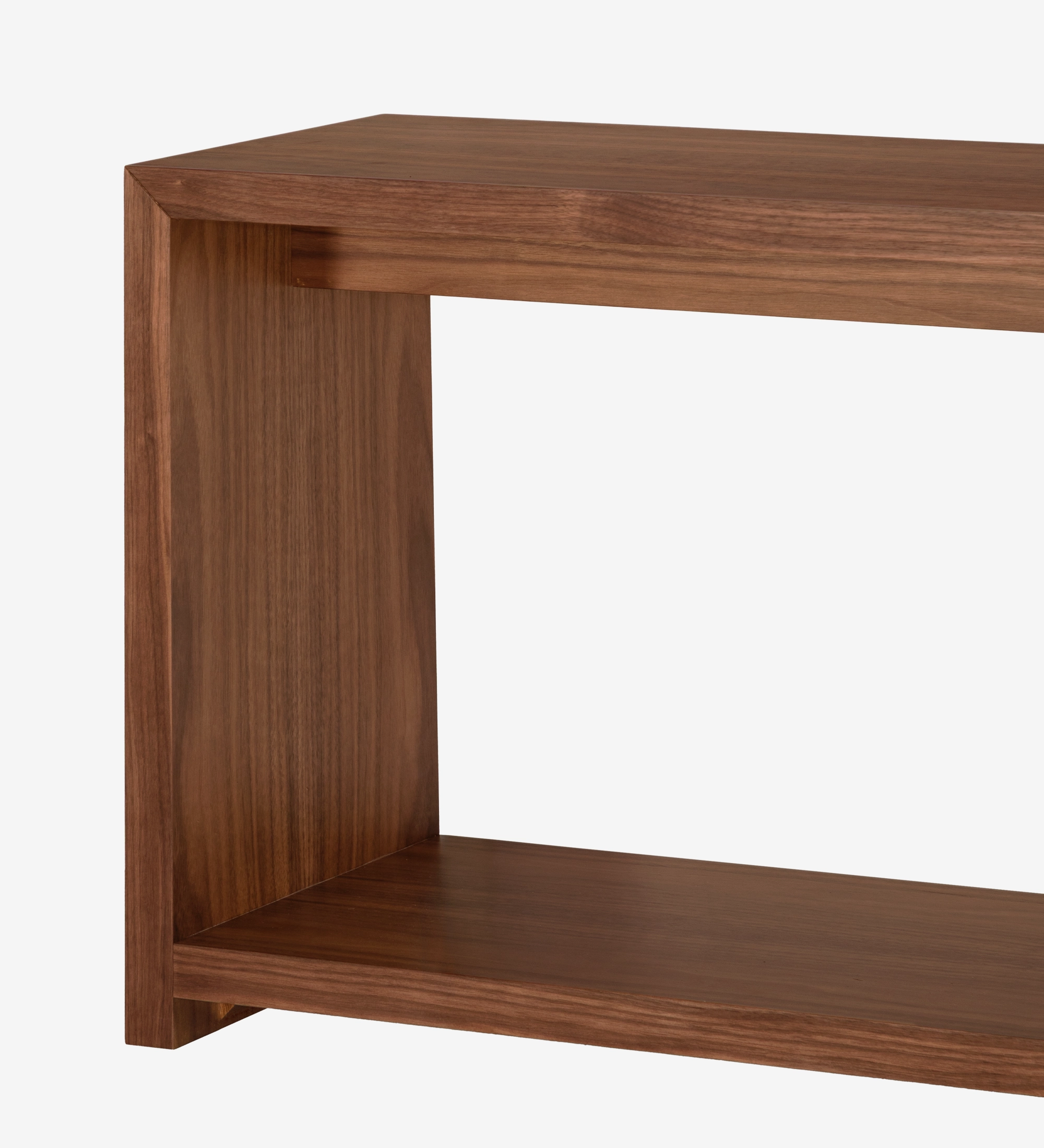 Consola em nogueira natural