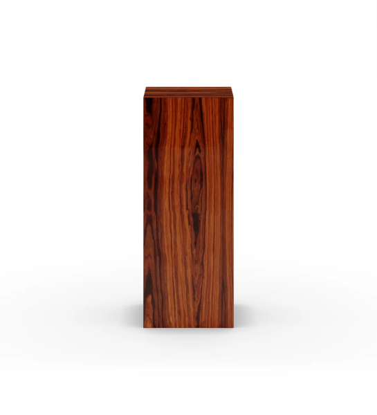 Pedestal em palissandro alto brilho