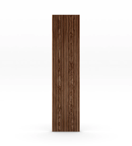 Decorative panel with friezes in walnut