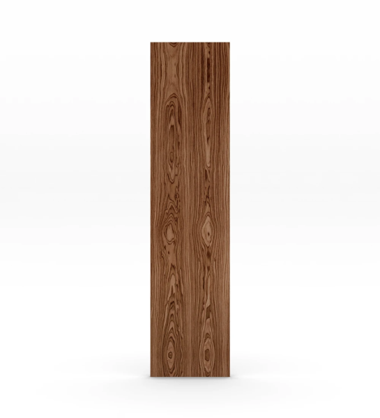 Decorative panel in walnut