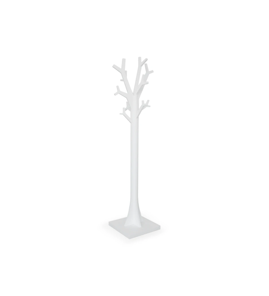 Percha Árbol lacada en blanco