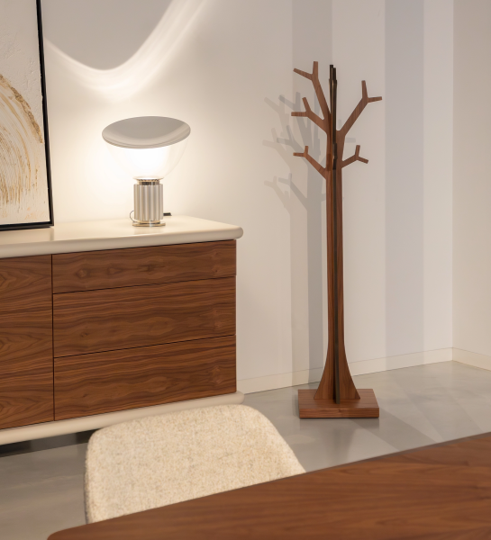 Natural walnut hanger