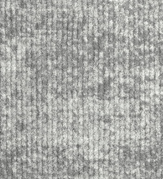 Tapete REFLEX 95 cinzento com textura aveludada e riscas subtis