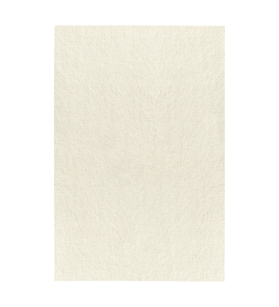 Pearl rug with soft texture, folded edge finish + 6mm feltex.