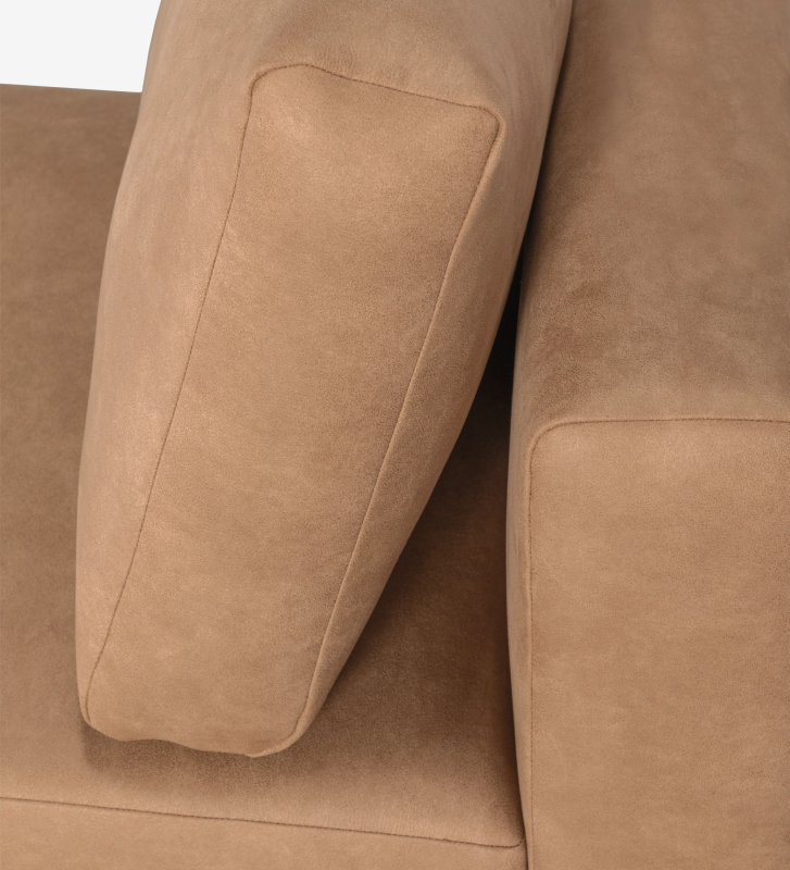 Paris Maple upholstered in camel fabric, 80 cm.