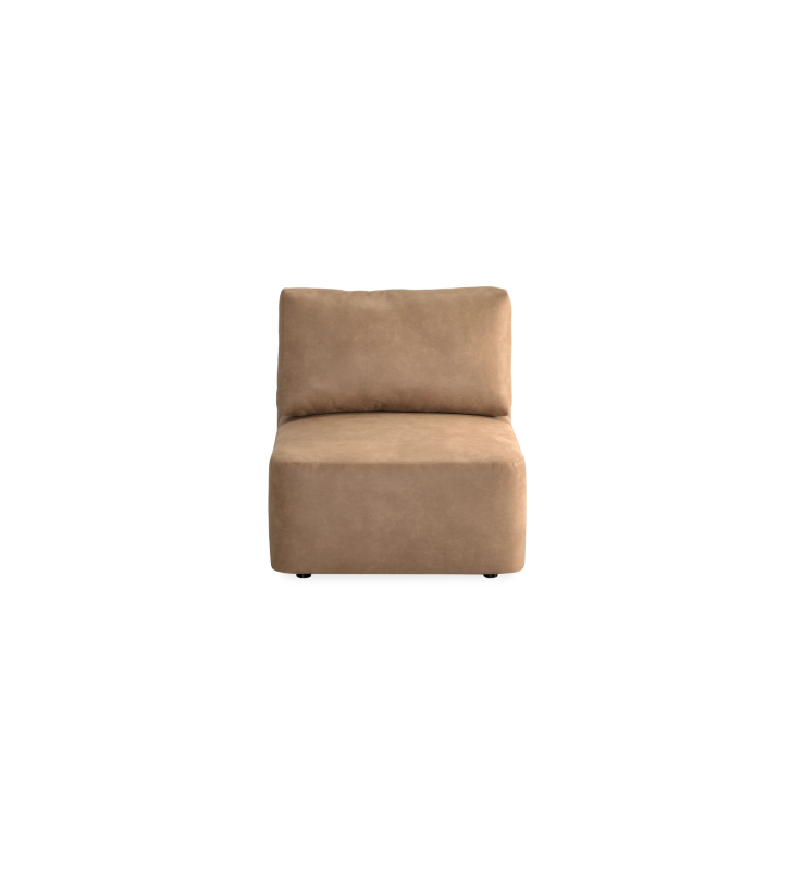 Paris Maple upholstered in camel fabric, 80 cm.