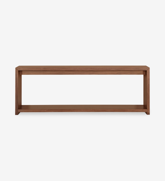 Consola em nogueira natural